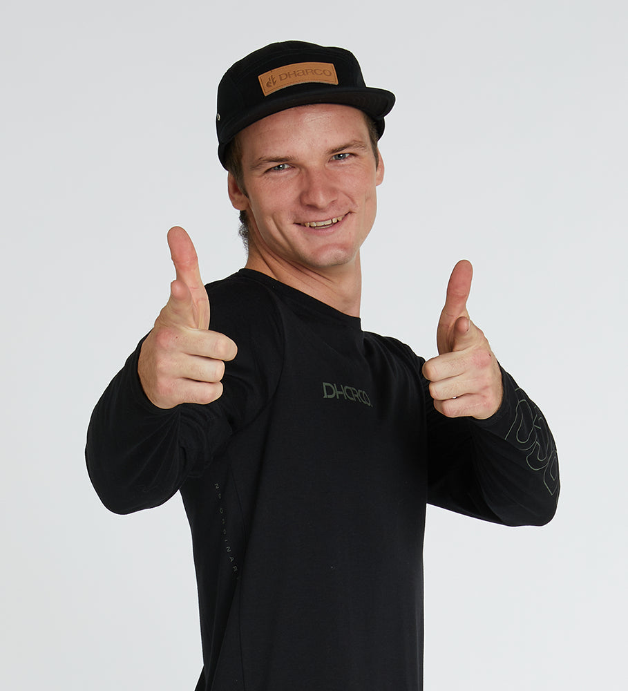 DHaRCO 5 Panel Hat Stealth Jonny Sprockets Bike Shop