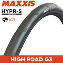 Maxxis High Road SL - 700 X 25C - HYPR-S K2 Fold Carbon Bead 150TPI Tubeless Ready