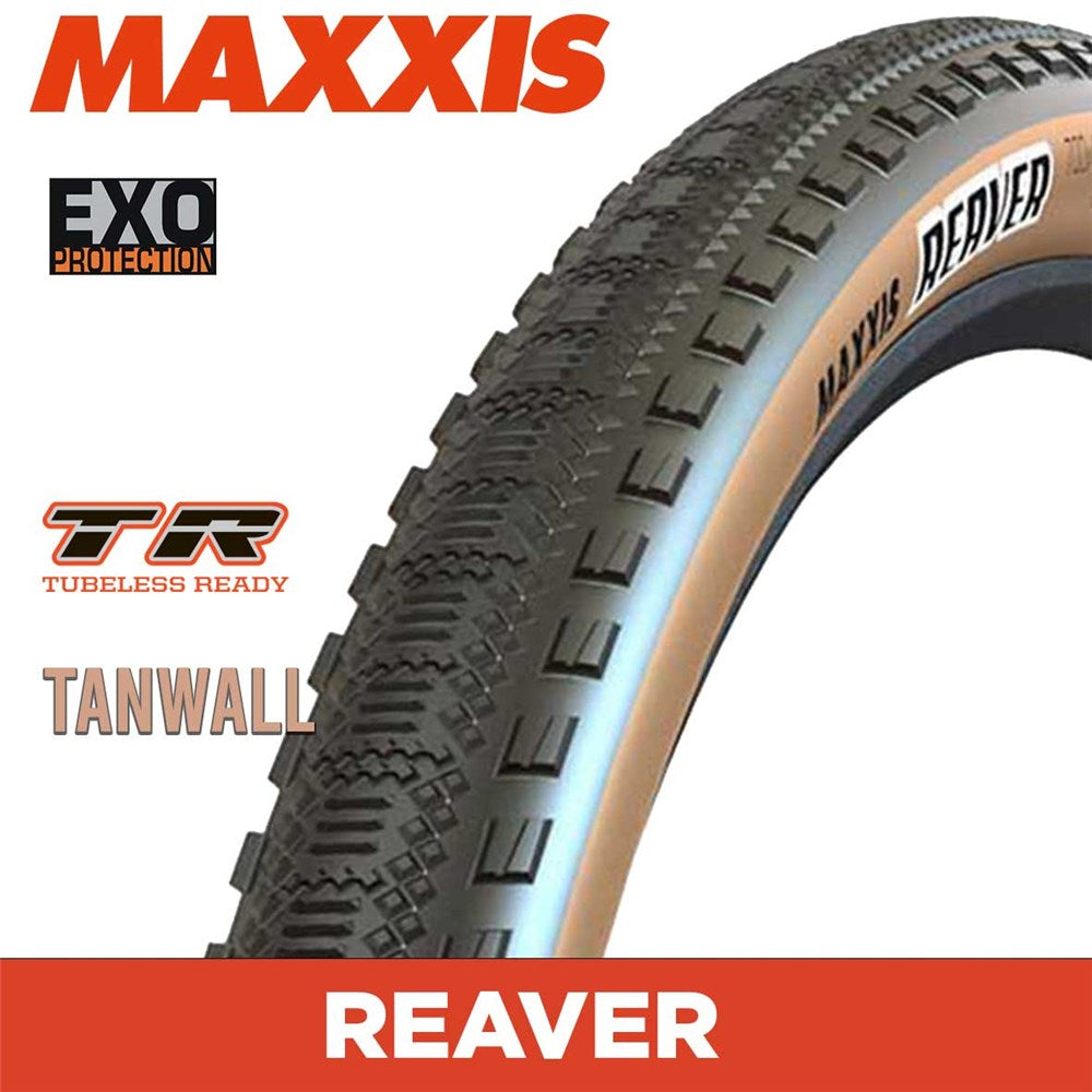 Copertura Gravel Maxxis Reaver 700x45c - EXO TR Tanwall, 120TPI, Pieghevole, Per Competizioni - Foto 2