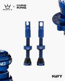Peaty's CK MK2 Tubeless Valves (Pair) 60mm - Navy