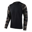 TLD Skyline Chill LS Jersey - Hide Out Black -