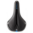 VELO Saddle UNISEX - COMFORT - High Density Foam, Steel Rails - 288mm x 172mm, 411g