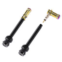 Granite Juicy 60mm Tubeless Valve Pair - Coloured Cap - Oil Slick