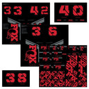 Fox Decal Kit - Red