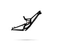 26 Santa Cruz V10 8 CC Frame - Fox DHX2 Factory Black Speckle -