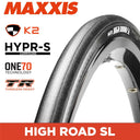 Maxxis High Road Super light - 700 X 25C - HYPR-S K2 Fold Carbon Bead 170TPI - Tubeless Ready