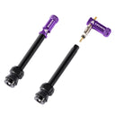 Granite Juicy 60mm Tubeless Valve Pair - Coloured Cap - Purple