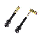 Granite Juicy 44mm Tubeless Valve Pair - Coloured Cap - Oil Slick