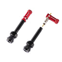 Granite Juicy 44mm Tubeless Valve Pair - Coloured Cap - Red