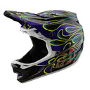 25 TLD D4 Carbon Mips Helmet - Torched Black/Purple -