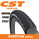 CST Overton - 700 x 45 - Folding EPS 60 TPI - Dual Compound - Tubeless Ready