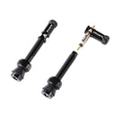 Granite Juicy 44mm Tubeless Valve Pair - Coloured Cap - Black