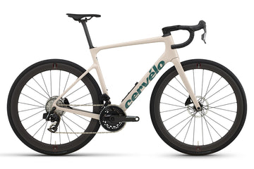 26 Cervelo Caledonia 5 - Force e-TAP AXS - Sandstone -