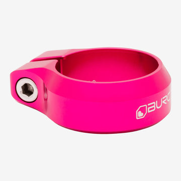 Burgtec Seat Clamp - 38.6mm - Toxic Barbie Pink