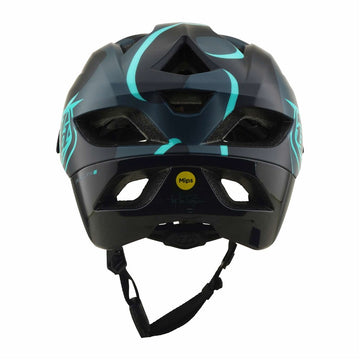 26 TLD Flowline SE Mips Helmet - Badge Carbon/Real Teal-