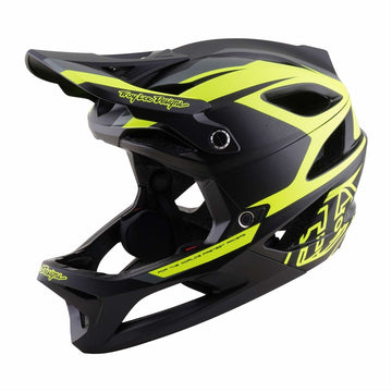 26 TLD Stage 2 Mips Helmet - High VZ Charcoal/Fluro Yellow -