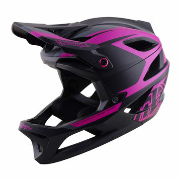 26 TLD Stage 2 Mips Helmet - High VZ Dark Grey/Neon Fuchs -