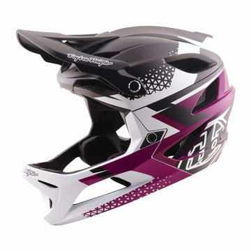 26 TLD Stage 2 Mips Helmet - Amper White/Fuchisa -