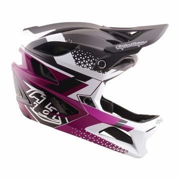 26 TLD Stage 2 Mips Helmet - Amper White/Fuchisa -