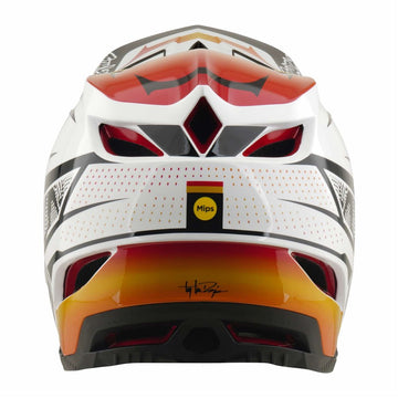 26 TLD D4 Composite Mips Helmet - Lined Up White -