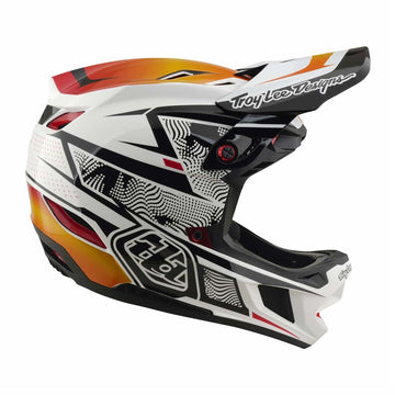 26 TLD D4 Composite Mips Helmet - Lined Up White -