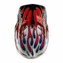 26 TLD D4 Composite Mips Helmet - Overspray White/Red -