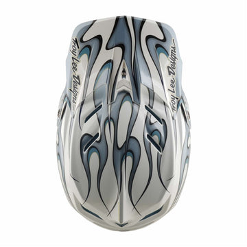 26 TLD D4 Composite Mips Helmet - Torched White/Silver -