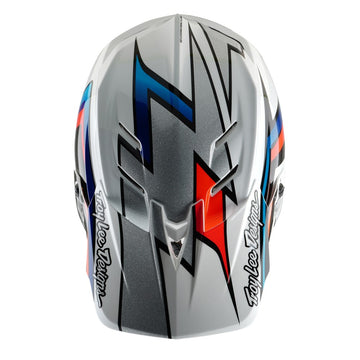 25 TLD D4 Compostite Mips Helmet - Frames White/Silver -