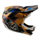 25 TLD D4 Compostite Mips Helmet - Royalty Black/Gold -