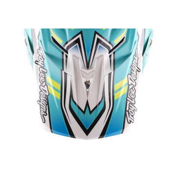 26 TLD D4 Visor - Crest Real Teal