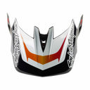 26 TLD D4 Visor - Lined Up White