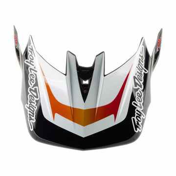 26 TLD D4 Visor - Lined Up White