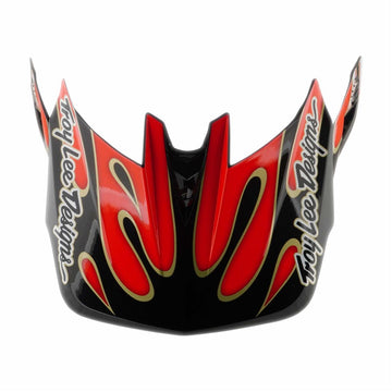 26 TLD D4 Visor - Overspray White Red