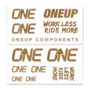 OneUp Components Decal Kit - Matte Bronze