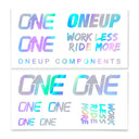 OneUp Components Decal Kit - Oil Slick