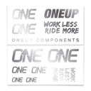 OneUp Components Decal Kit - Silver