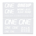 OneUp Components Decal Kit - White