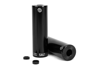 Salt AM Pegs XL Forged Steel Pair 14mm with 10mm Adaptor - Black