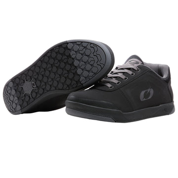 22 Oneal Pinned Pro Flat Shoe - Black/Grey -