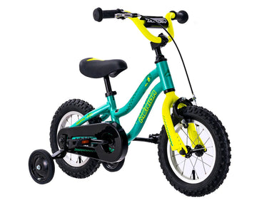 21 Merida MATTS J12 12" - Silk Teal/Yellow