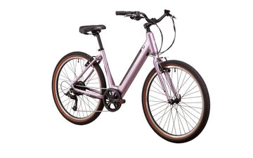 22 Velectrix Cruiser Step Through Electric Hybrid Bike - Lilac -
