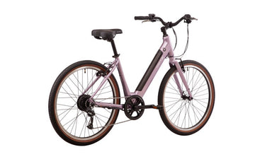 22 Velectrix Cruiser Step Through Electric Hybrid Bike - Lilac -