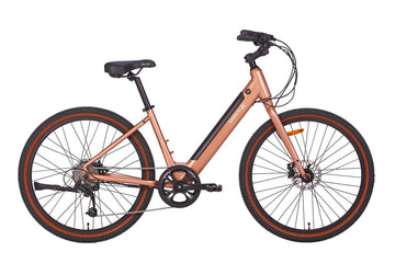 23 Velectrix Cruiser Step Through - Rose Gold -