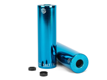 Salt AM Pegs XL Forged Steel Pair 14mm with 10mm Adaptor - Blue