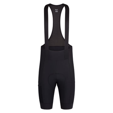 Rapha Men's Brevet Element Cargo Bib Shorts Black/Black -