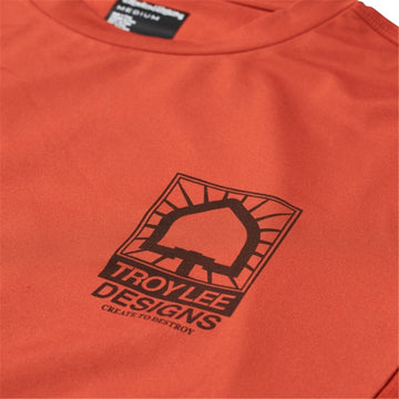 Troy Lee Ruckus Ride Create To Destroy Brick LS Tee -