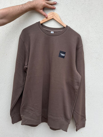 Santa Cruz Patch Crew Tee - Brown -