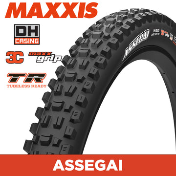 Maxxis Assegai - 29 X 2.50 Folding 120TPIx2 DH 3C MaxxGrip TR
