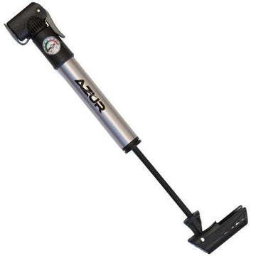 AZUR MINI PUMP D/HEAD W/GAUGE - Black