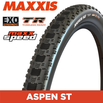 Maxxis Aspen ST - 29 X 2.40 - Folding TR - EXO 120 TPI - MaxxSpeed XC